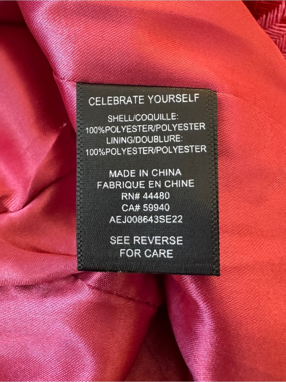 AFRM Sassy Blazer Pink Red Herringbone Oversized NWT Small - Picture 6 of 7